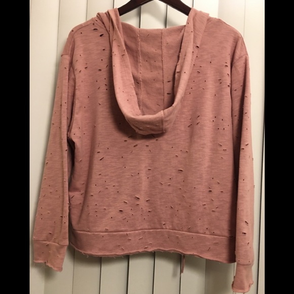 New hole Distressed sweater pant set size small - Picture 6 of 10